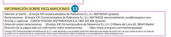 factura-luz-mercado-regulado-reclamaciones